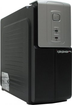 Источник б.п. UPS IPPON BACK Office 400VA(200Вт/12В/4.5Ач х1шт/170-280В/IEC-320-4роз/кабель 1шт.)
