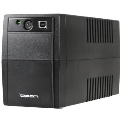 Источник б.п. UPS IPPON BACK Basic 1050VA Euro (600Вт/12В/9Ач х1шт/162-275В/2-евро-розетки)Black