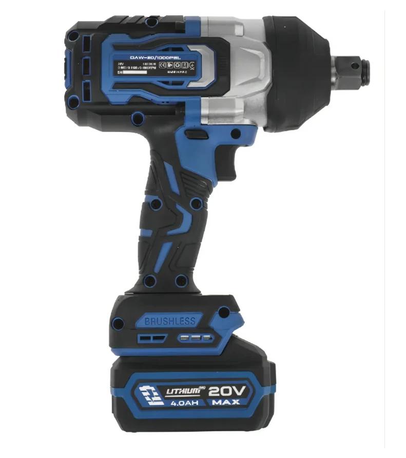 Аккумуляторный гайковерт ударный REDBO OAW-20/1000PBL (20В, 1000Нм, Li-Ion 1х4,0Ач;ЗУ 1х2А)