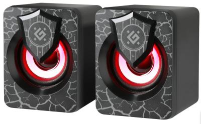 Колонки DEFENDER Onyx 2.0 6Вт, подсветка, питание от USB