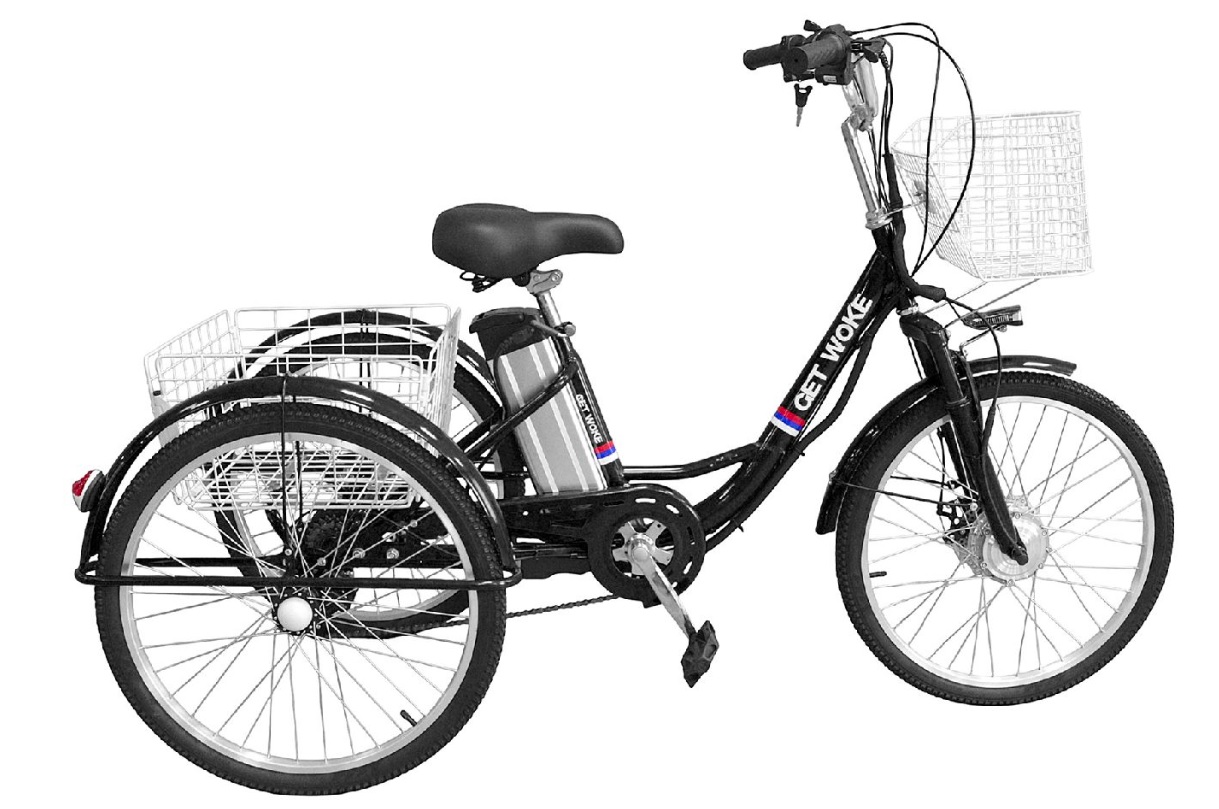 Электротрицикл GET WOKE ROAD Legend-24D 24" колеса, 36В/250Вт (пробег 35-50км,6ск)