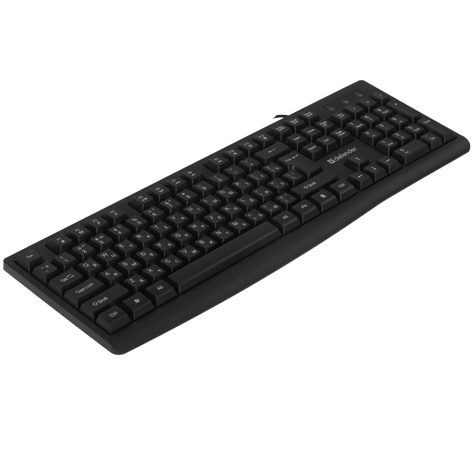 Клавиатура Defender Navigator HB-138 RU,черный,104+FN